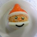luck-non's cooksnap of when they made サンタさんおにぎり　キャラ弁.