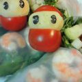 るびにゃん's cooksnap of when they made チーズと海老とアボガドの生春巻き.