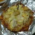 000えりんぎ000's cooksnap of when they made トースターで簡単ピザ.