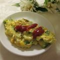 miyuki12's cooksnap of when they made 残り野菜が簡単オムレツに.