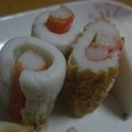 ラビリンス♪'s cooksnap of when they made ヘルシー！ちくわのかにかま巻き.