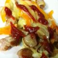 いしまる's cooksnap of when they made 豚肉のピザ風ソテー♪.