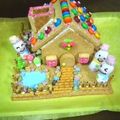 jeriena's cooksnap of when they made .。.:*・゜゜・*:.。. .。.:*・お菓子の家☆カラフルバージョン.。.:*・゜゜・*:.。. .。.:*・.