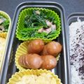 ルルロロ2015's cooksnap of when they made ほうれん草のマヨベーコン☆お弁当にも☆.