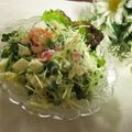 miyuki12's cooksnap of when they made 母の味☆赤黄緑かいわれサラダ.