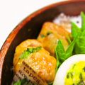 ｕｕｕ's cooksnap of when they made ガッツリ風♪厚揚げの肉まき.
