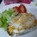 ★Rascal★'s cooksnap of when they made チーズとろっ♪目玉焼きinチーズコーン.