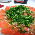 rogermimi's cooksnap of when they made サーモンのカルパッチョ.