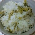 フロマージュ☆'s cooksnap of when they made 大根の皮も葉っぱも使い切り！炊き込み菜飯.