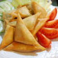 世界食べ歩き研究家's cooksnap of when they made インド風☆かぼちゃのサモサ.