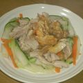 れなまん's cooksnap of when they made ３種の野菜とゆで鶏のピリ辛ごまだれ.
