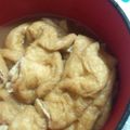 kacchan15's cooksnap of when they made 甘辛い汁がじゅわ～♪油揚げの煮物.
