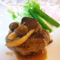 F．nana's cooksnap of when they made きのこあん♪れんこんハンバーグ.