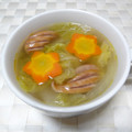 うまうま・らぶ's cooksnap of when they made とろーり白菜とソーセージの朝スープ♪.