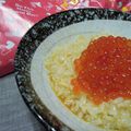 bobitin's cooksnap of when they made いくらを乗せた卵かけご飯.