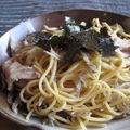 さきのレポ's cooksnap of when they made 梅ジャコときのこのパスタ.