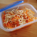 Nekozame's cooksnap of when they made 切り干し大根大根と人参のごま酢和え.