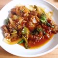 Nekozame's cooksnap of when they made 豚コマ肉と冷蔵庫の残り物で美味しい酢豚♪.