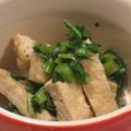 ママキ's cooksnap of when they made 春菊とあぶらげのお浸し.