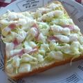 レオン犬's cooksnap of when they made ♡キャベツベーコンの塩トースト♡.
