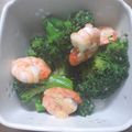 まみんちよ's cooksnap of when they made ブロッコリーとエビのガーリック炒め.