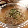 おか～さん's cooksnap of when they made レンジで簡単！豚もやしミルフィーユ.