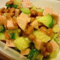 たもたん's cooksnap of when they made 納豆きゅうり魚肉のま～ぜまぜ♪.