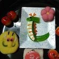 ベビミポ's cooksnap of when they made おせちに♪絹さやで龍★☆.