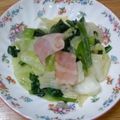 とらあひるん's cooksnap of when they made キャベツとじゃがいものコンソメあえ.