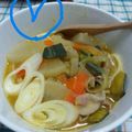 NYkun's cooksnap of when they made かぼちゃとろけるほうとう風うどん.