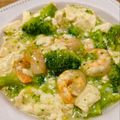 ﾐｰﾎﾟﾎﾟ's cooksnap of when they made えびとブロッコリーのうま塩豆腐.