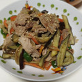 クックE662AA☆'s cooksnap of when they made ナスと豚コマの炒め物.