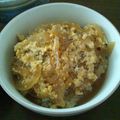 和理助's cooksnap of when they made 卵だけの丼.