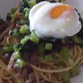 haruruna's cooksnap of when they made あっさり和風de牛肉＆野沢菜パスタ☆.