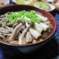 えみんちゅ＊'s cooksnap of when they made キノコの餡掛け蕎麦.