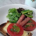 ３児ママCafe's cooksnap of when they made トマトとチーズのオープンサンド.