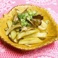 シャンプーハット's cooksnap of when they made まいたけとじゃがいもの炒め物.