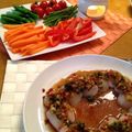 mikarin99's cooksnap of when they made 帆立のカルパッチョ♪香味ソース♪.