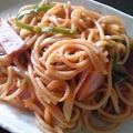 こんじゃ's cooksnap of when they made 懐かしのナポリタン.