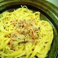 takopan's cooksnap of when they made とろけるチーズでカルボナーラ★.
