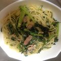 Huong's cooksnap of when they made 生ハムとほうれん草のクリームパスタ.