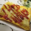 miyuki12's cooksnap of when they made 玉ねぎとプチトマトのオムレツ.