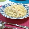 natoline's cooksnap of when they made クリームパスタ.