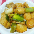 ひーこ♪♪♪'s cooksnap of when they made めんつゆで「長芋のバター焼き」.