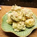 ちべターリー's cooksnap of when they made ちくわの天ぷら♪たこ焼き風.