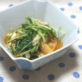 yamita's cooksnap of when they made シャキっとおいしい☆水菜と油揚の煮びたし.