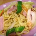 ：：うずら：：'s cooksnap of when they made 美味しい塩焼きそば.