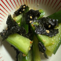 なーなちゃん's cooksnap of when they made きゅうりのごま油と韓国のりの和え物。.