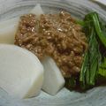 のりてぃｓｘ's cooksnap of when they made カブとほうれん草のそぼろトロトロあんかけ.