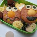 るるたん♬'s cooksnap of when they made キャラ弁＊簡単エルモ弁当☆パートⅠ.